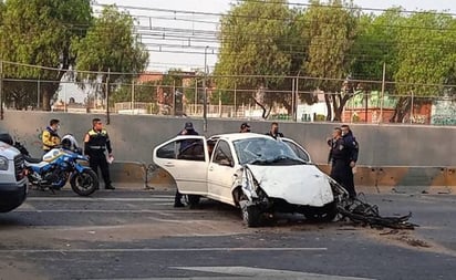 Choque automovilístico deja una persona muerta 