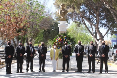 Recuerdan natalicio 215 de Benito Juárez en San Buenaventura