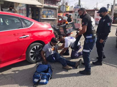 Derrapa su motocicleta en Monclova