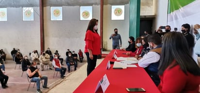 Guadalupe Murguía se registra hoy ante el IEC en Monclova