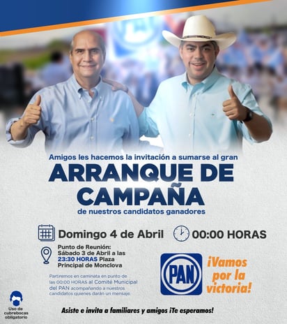 Anuncian partidos sus arranques de campaña