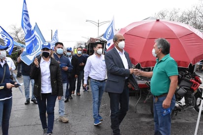 Candidato panista a la alcaldía de Monclova recibe ánimo de comerciantes