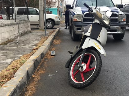 Derriban a motociclista en Monclova