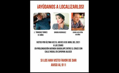 Desaparecen siete personas en Zapopan, Jalisco