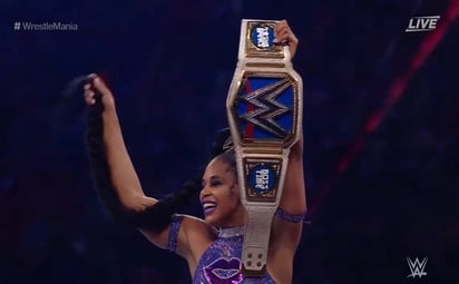 Bianca Belair y el sentimiento tras su triunfo en Wrestlemania 37