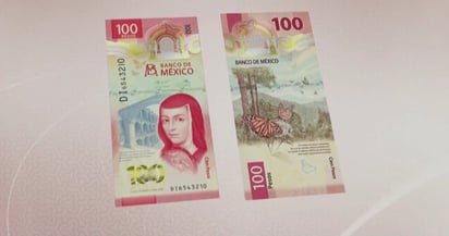 Reconocen al nuevo billete de 100 pesos como el mejor del 2020