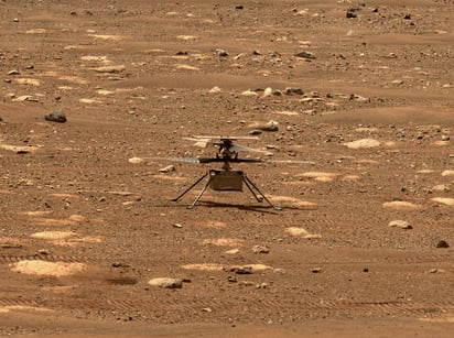 El helicóptero Ingenuity hace historia tras primer vuelo en marte 