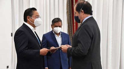 Siete embajadores presentan cartas credenciales ante el Gobierno boliviano