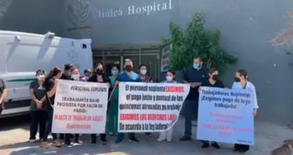 Laboran bajo protesta los trabajadores del ISSSTE de Monclova