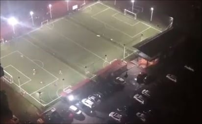 Balacera en una cancha de exjugador de Rayados