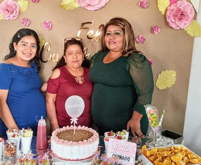 Gladys Guerrero en su cumpleaños 38