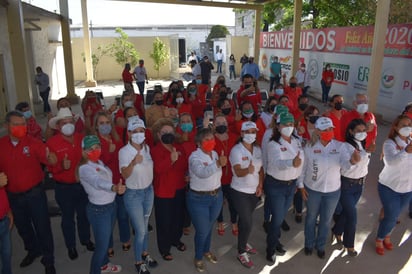 Presiden Senadoras reunión de mujeres en la sede del PRI