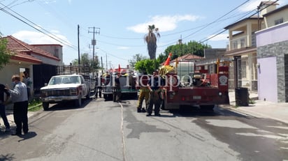 Se incendia casa en la Guadalupe en Monclova