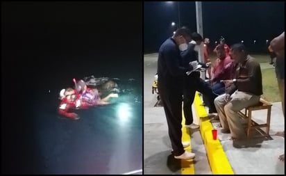 Rescatan a cinco náufragos en costas de Veracruz