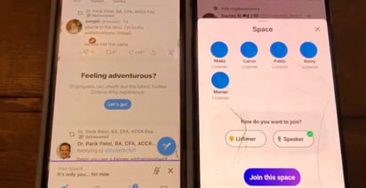 Spaces de Twitter llega a más usuarios. Así funciona