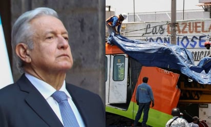 Decreta AMLO tres días de duelo tras tragedia en Línea 12 del Metro de CDMX