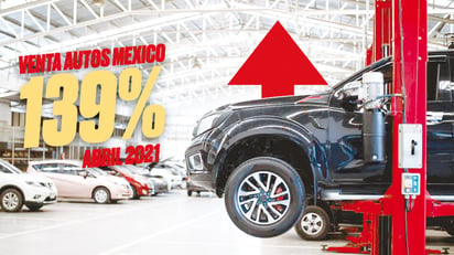 Crece 139 % venta de autos  en el mes de Abril en México