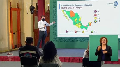 Coahuila se mantiene en verde dentro de semáforo epidémico por COVID-19: Este indicador de riesgo estará vigente del 10 al 23 de mayo