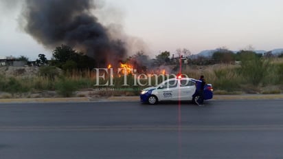 Se registra nuevo incendio en terrenos del Río Monclova