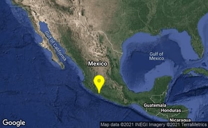 Se registró sismo de 5.0 grados de magnitud en Coalcomán, Michoacán