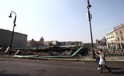 Techumbre de Templo Mayor no se puede quitar en un movimiento