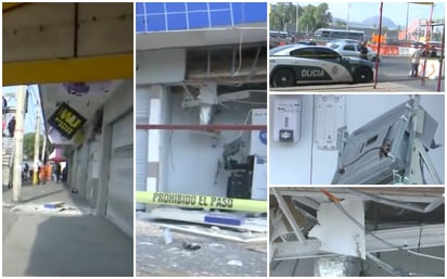 Hacen explotar cajero automático en Iztapalapa