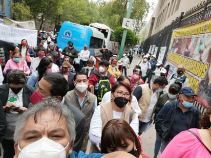 Tomarán pensionados y jubilados del IMSS palacio de Gobierno 