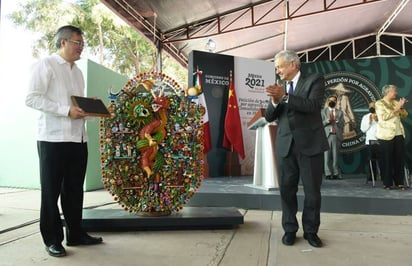 Embajador chino agradece a AMLO petición de perdón por masacre