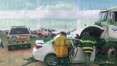 Mueren padre e hijo en accidente camino a Monclova