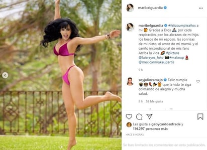 Maribel Guardia: Festeja 62 años ¡parece de 30!