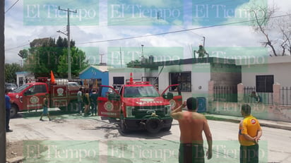 Casa se incendia en la San Miguel en Monclova 