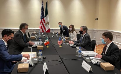 Ebrard y Blinken se reúnen en Costa Rica para hablar de migración