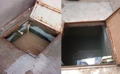 Vecinos de SLP denuncian aguas negras en sus aljibes