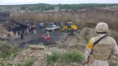 Participa Sedena en labores de búsqueda y rescate de mineros