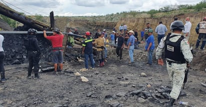 Suman cuatro cuerpos rescatados en la mina 