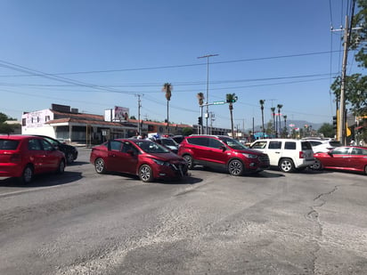 Carambola en el bulevar Ejército Mexicano de Monclova