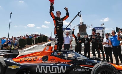 Patricio O'Ward gana el GP de Detroit