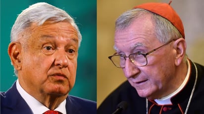 AMLO desayuna con Pietro Parolin del Vaticano en Palacio Nacional