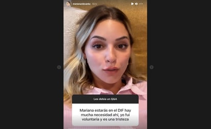 Influencer Mariana Rodríguez pide apoyo porque va al frente del DIF de Nuevo León