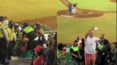 Sacan a pareja de estadio de beisbol por negarse a usar cubrebocas