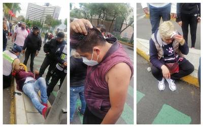 Priistas se enfrentan en las instalaciones del CEN en CDMX