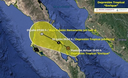 'Enrique' se disipa antes de tocar tierra en Baja California Sur