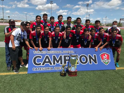 Tamaulipas campeón  del regional de fútbol