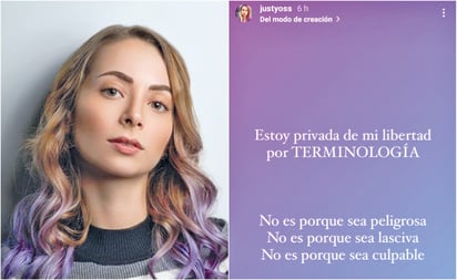 'YosStop': Estoy privada de mi libertad por terminología, no por ser culpable