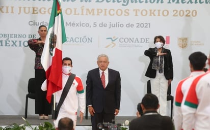 AMLO promete incentivo económico a los atletas que participarán en Tokio