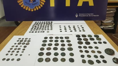 Museo de Argentina recupera monedas grecorromanas que habían sido robadas