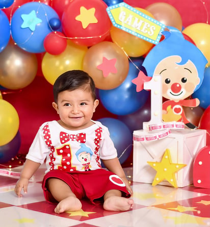 Deilan Leonel celebra su primer añito de vida