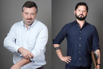 Sichel y Boric, candidatos presidenciales de derecha e izquierda en Chile