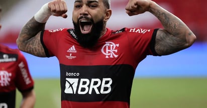 'Gabigol' aporta un triplete y el Flamengo vapulea al Bahía