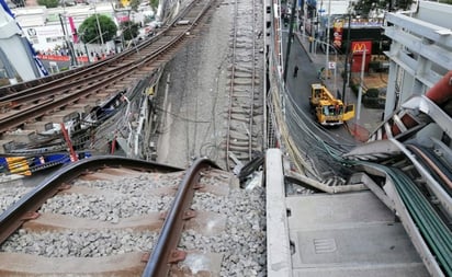 Concluyen trabajos en tramo colapsado de Línea 12